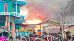 Api Lahap Puluhan Rumah di Klademak Pantai Kota Sorong 2 Kebakaran Klademk Pantai Sorong