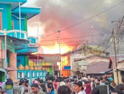Api Lahap Puluhan Rumah di Klademak Pantai Kota Sorong