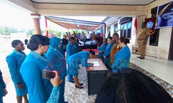 Pengurus PKK Distrik Mimika Barat Jauh Resmi Dilantik, Fokus Pendidikan-Kesehatan 2 PKK Ditrik MBJ Dilantik2