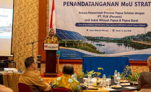 PLN-Pemprov Papua Selatan Teken MoU Strategis Perkuat Keandalan Listrik DOB 4 PLN Pemprov Papsel Teken MoU Strategis4