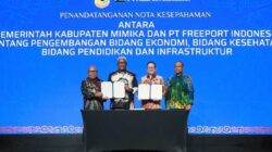 Teken MoU dengan Pemkab Mimika: PTFI Terus Konsisten Dukung Masyarakat Sejahtera 2 PTFI Pemkab Mimika Teken MoU