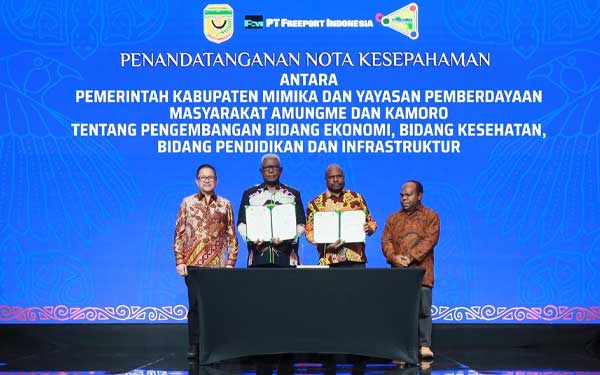 Teken MoU dengan Pemkab Mimika: PTFI Terus Konsisten Dukung Masyarakat Sejahtera 3 PTFI Pemkab Mimika Teken MoU3