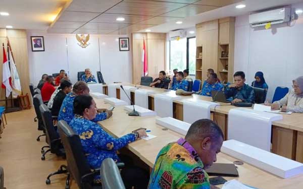 Pemkot Sorong BPN Bahas Hak Pakai n Ukur Ulang TPA