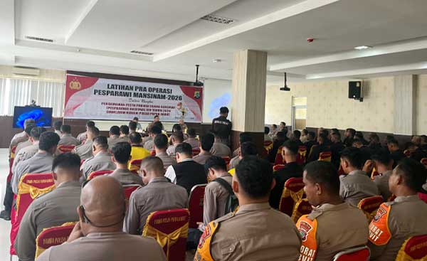Polda PB Pengamana Pesparawi Manokwari