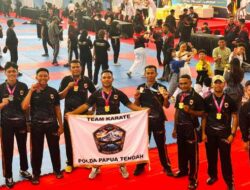 Tim Karate Borong Gelar di Kapolri Cup 2026, Kapolda Papua Tengah Apresiasi