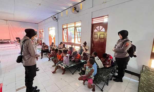 Polres Biak Trauma Healing