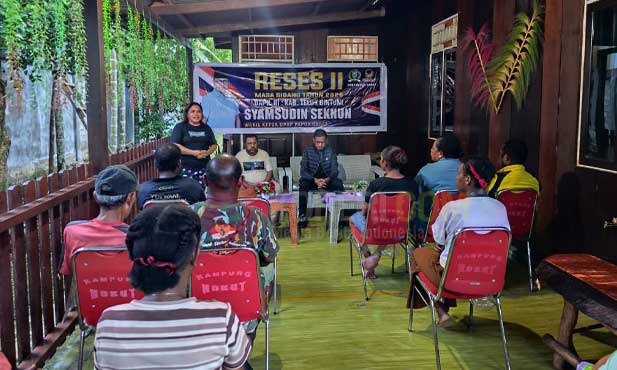 Belanja Masalah di Kampung Hokut, Sektor Pendidikan-Infrastruktur Medominasi 2 Sase Reses II di Kp Horut Bintuni