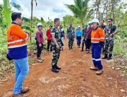 TNI-KJPP Kebut Persiapan Shelter Blok Masela di Lermatang, Helipad Siap Dibangun