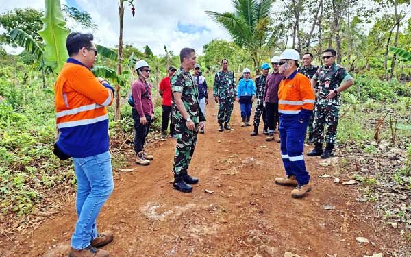 TNI KJPP Kebut Persiapan Shelter Blok Masela di Lermatang