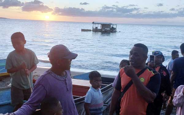Tim SAR Gabungan Nelayan Asal Desa Kawa Ditemukan
