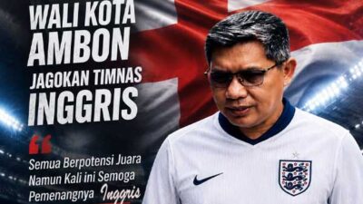 Wali Kota Ambon Jagokan Inggris Juara Piala Dunia 2026 14 Walkot BW Jagokan Inggris Pildun 2026