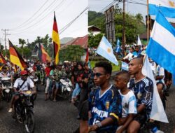 Di Serui, Ribuan Fans Konvoi Akbar Jelang Pembukaan Piala Dunia 2026