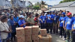 AFU Bantu Korban Kebakaran Jalan Misol