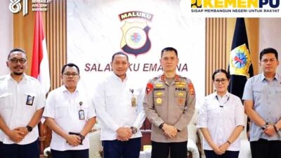 Perkuat Sinergi, Plt Kepala BPJN Kunjungi Polda Maluku 17 BPJN Mal Kunjungi Polda Mal