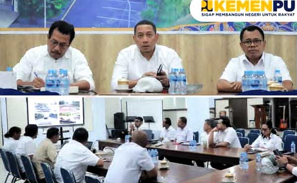 BPJN Maluku Rapat Bahas Jalan Kota Baru Air Nanang