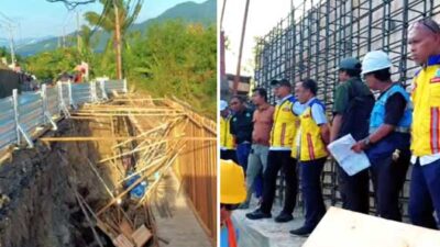 Payapo Tinjau Progres Penanganan Longsor Ngade, Target Rampung Akhir Agustus 2026 21 BPJN Malut Penanganan Longsor Ngade