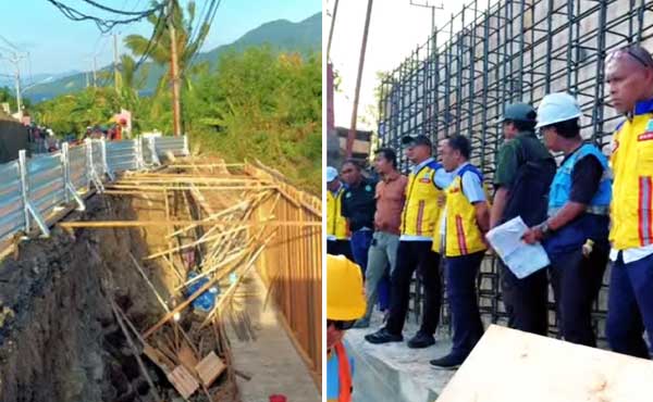 BPJN Malut Penanganan Longsor Ngade