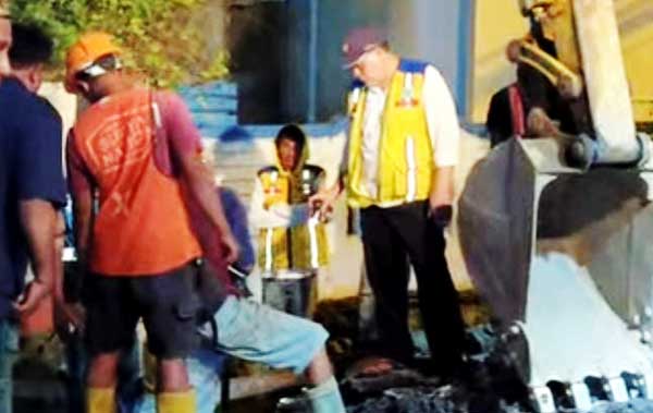 BPJN Malut Tinjau Pekerjaan Box Culvert di Ruas Bastiong–Jambula