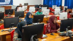 Tingkatkan Profesionalisme, Pemprov Papua Tengah Uji Kompetensi 61 ASN Biro PBJ 2 Biro PBJ PPT Uji Komptensi 61 ASN