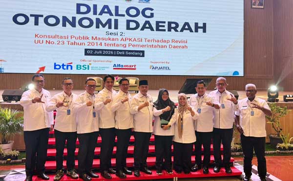 Di HUT ke 26 APKASI, Bupati Mimika: Pembahasan Fiskal Daerah Jadi Isu Penting 2 Bupati JR APKASI Del iSerdang2