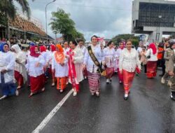 Hadiri Parade Kebaya 2026, DWP Kota Ambon Dukung Pelestarian Budaya