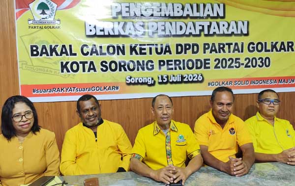 Musda IV Golkar Kota Sorong: David Hehanussa Berpotensi Balon Tunggal Ketua 2 David Hehanussa Balon Tunggal Ketua Golkar Kota Sorong2
