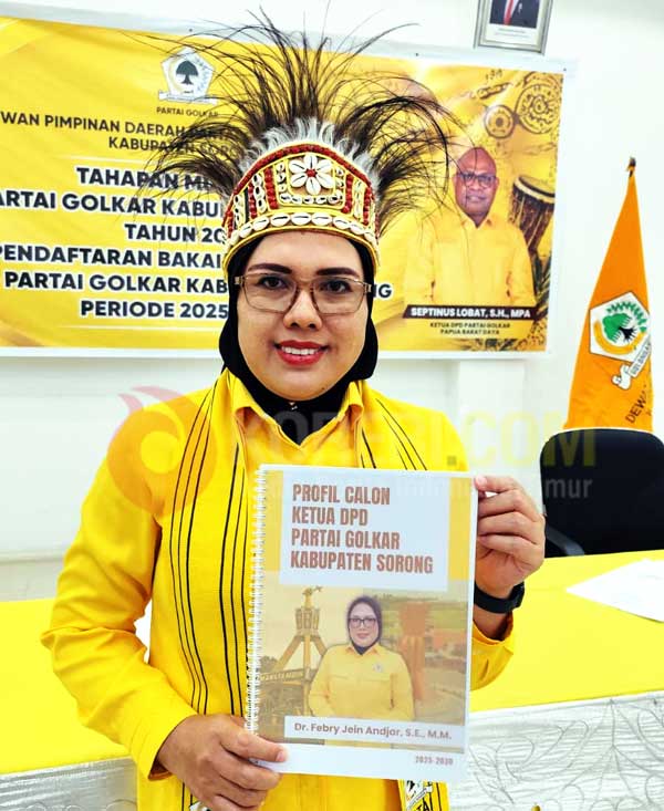 Resmi Kembalikan Berkas, Febry Andjar Potensi Calon Ketua DPD II Golkar Kabsor 2 Febry Jein Andjar Daftar Balon Ketua Golkar Kabsor2