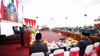 Pendapatan Lampaui Target, Papua Tengah Catat Surplus 345.19 M di APBD 2025 14 Gub PT Paripurna DPRP PT LKPD 2025