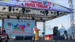 Semarak HUT ke 4, Lomba Yospan-Peluncuran Program “Bangkit Papua Tengah” 5 Gub PT Semarak HUT ke 4 Papua Tengah
