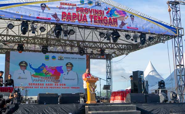 Lomba Yospan Berhadiah Ratusan Juta Semarakan HUT ke 4 Papua Tengah 1 Gub PT Semarak HUT ke 4 Papua Tengah