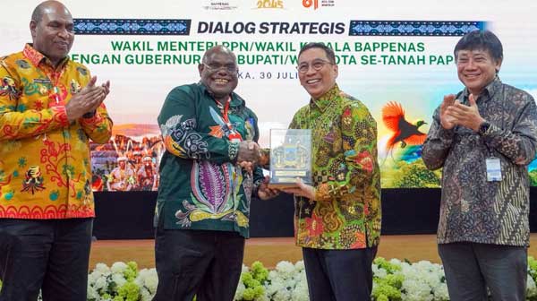 Laporkan 12 Poin Kesepakatan Timika di Dialog Strategis, Ini Harapan Gubernur Nawipa 2 Gub PT Wamen PPN2