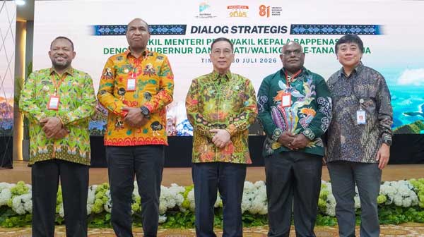 Laporkan 12 Poin Kesepakatan Timika di Dialog Strategis, Ini Harapan Gubernur Nawipa 3 Gub PT Wamen PPN3