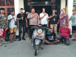 Polsek Sorong Timur Tangkap Spesialis Jambret Gelang Emas, Sempat Mau Kabur