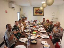 Silaturahmi Pangdam XVIII/Kasuari  Bersama Kapolda PBD dan Forkopimda Wujud Sinergitas
