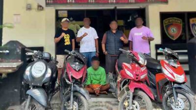 Polsek Sorong Barat Tangkap Satu Pelaku Curanmor, Dua Orang Buron