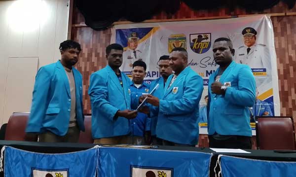 4 Kandidat Sepakat Rekonsiliasi, Rafael Taorekeyau Resmi Pimpin KNPI Mimika 2026–2029 1 KNPI Mimika Rekonsiliasi Dukung Rafael T