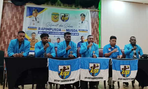 4 Kandidat Sepakat Rekonsiliasi, Rafael Taorekeyau Resmi Pimpin KNPI Mimika 2026–2029 2 KNPI Mimika Rekonsiliasi Dukung Rafael T2