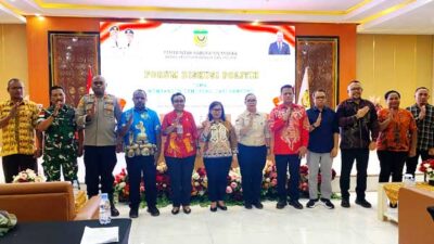 Pemkab Mimika Perkuat Tata Kelola Pemerintahan yang Demokratis dari Kampung 14 Kesbangpol Mimika Forum Diskusi Demkrasi dari Kampung