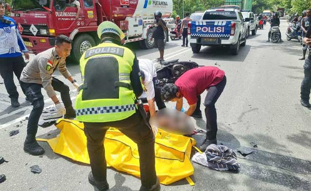 Laka Ringroad Abepura Pemotor Nyawa Melayang