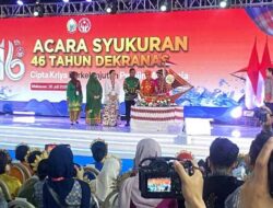 Lisa Wattimena Hadiri Puncak HUT ke 46 Dekranas di Makassar