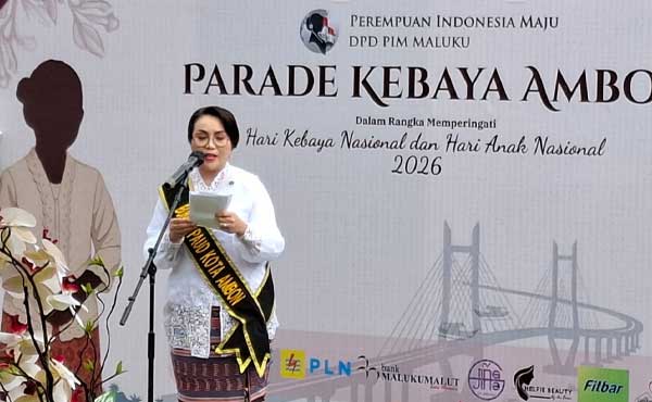 Bunda PAUD Ambon: Parade Kebaya Jadi Sarana Tanamkan Cinta Budaya Sejak Usia Dini 1 Lisa Wattimena Parade Kebaya Ambon 2026