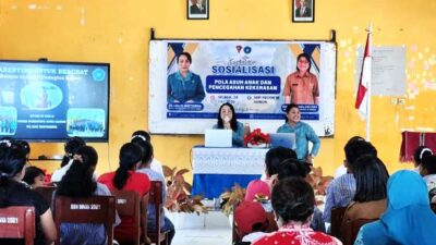Lisa Wattimena Sosialisasi di SMPN 18 Ambon