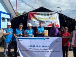 PLN Salurkan Bantuan Kemanusiaan ke Korban Kebakaran Klaligi-Klademak Sorong