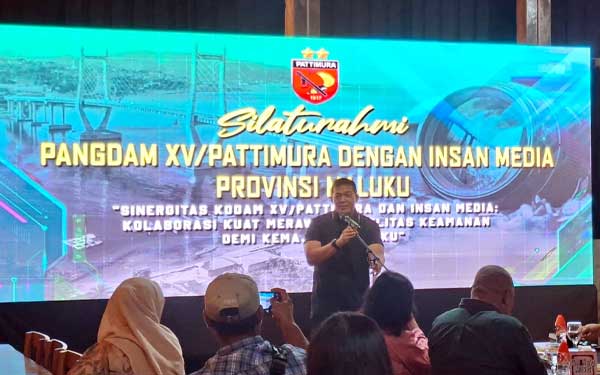 Pangdam PTM Insan Pers bersonergi utk Kemajuan Maluku