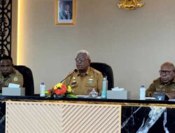 Pastikan Progam Berjalan Efektif, Pemkab Mimika Intensifkan Evaluasi Mingguan