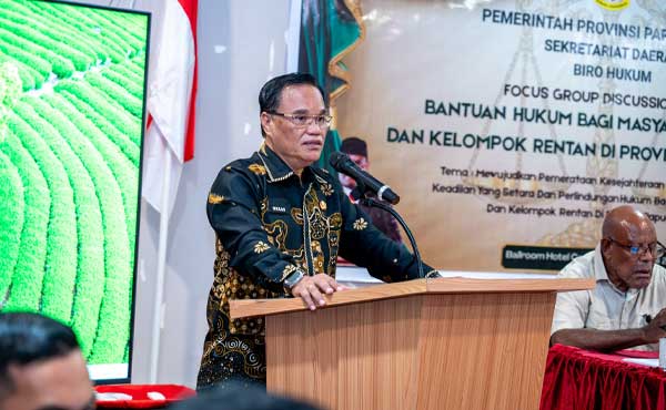 Papua Tengah Perkuat Akses Pendampingan Hukum Masyarakat Miskin-Rentan 2 Pemprov PT FGD Pendampingan Hukum2
