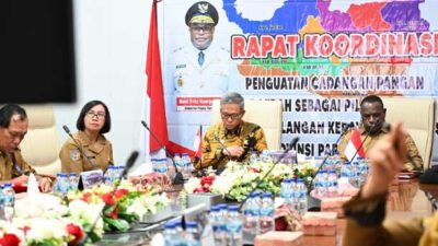 Pemprov PT Gelar Rakor Cadangan Pangan