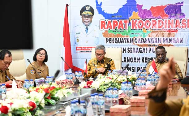 Pemprov PT Gelar Rakor Cadangan Pangan