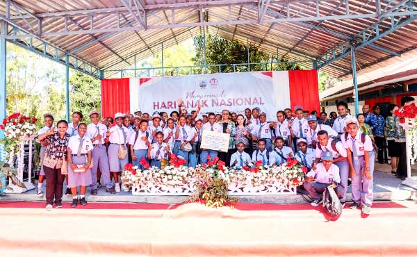 Pemprov Papua Tengah Peringati 42 Tahun HAN, Gubernur Tegas Soal Pemenuhan Hak Anak 3 Pemprov PT Peringati HAN 2026 2