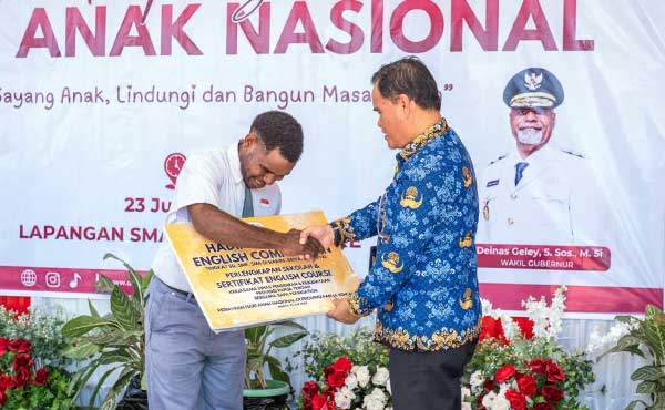 Pemprov Papua Tengah Peringati 42 Tahun HAN, Gubernur Tegas Soal Pemenuhan Hak Anak 2 Pemprov PT Peringati HAN 2026 3